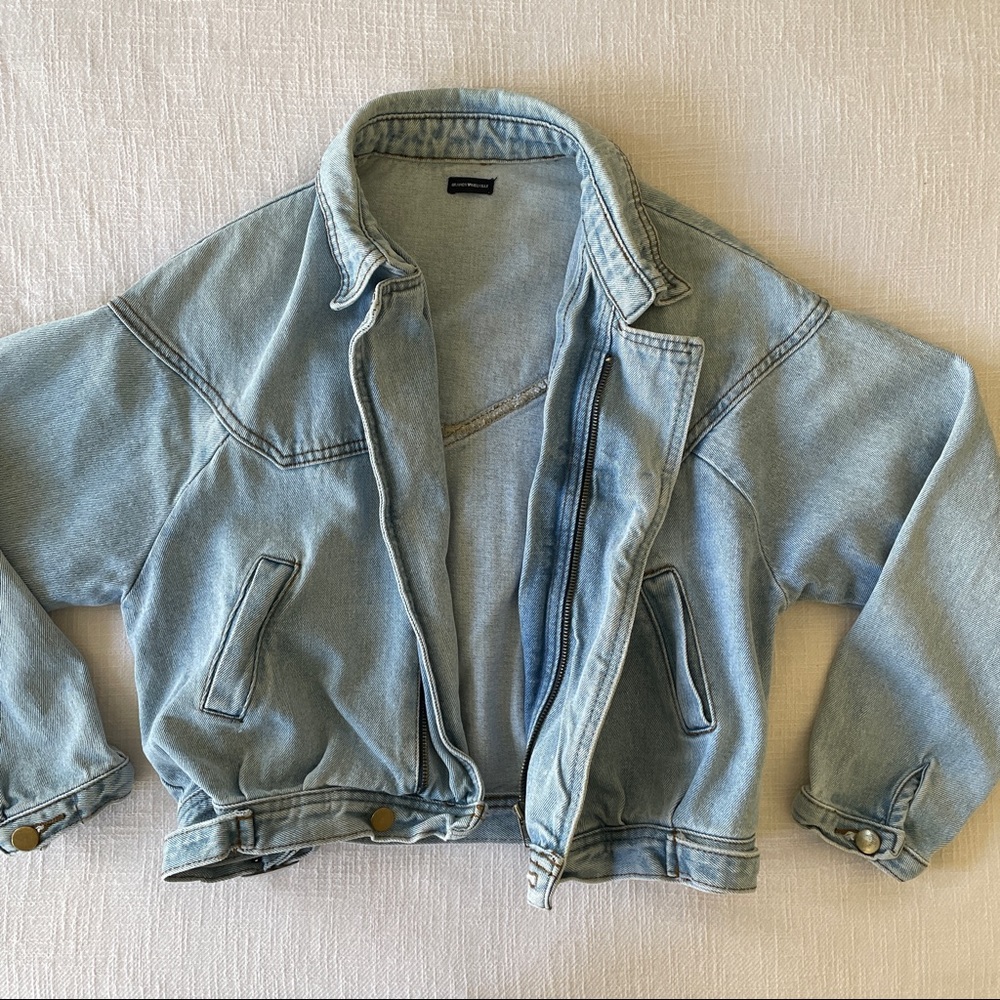 Denim Bomber Jacket